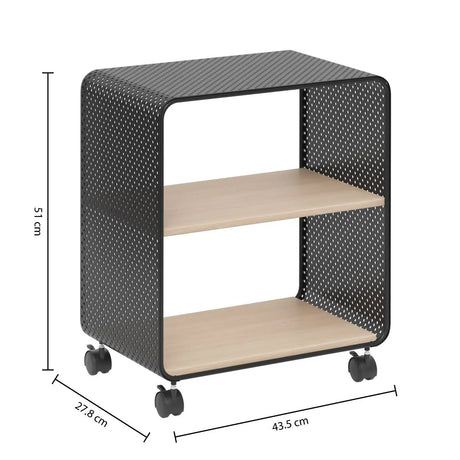 Етажерка 5five, Метал и дърво, 2 отделения