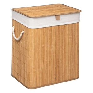 Кош за пране 5five, Бамбук, Правоъгълен, 60 l
