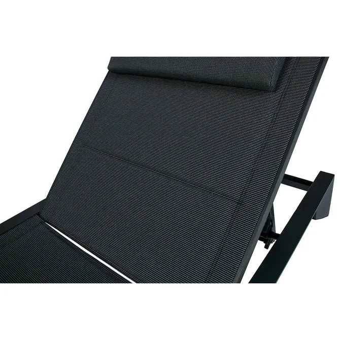 Сгъваем алуминиев шезлонг Hesperide Allure, Графит/Пипер