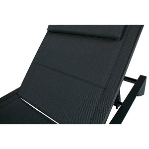 Сгъваем алуминиев шезлонг Hesperide Allure, Графит/Пипер