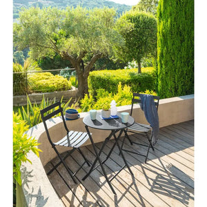 Градинска кръгла маса Hesperide Greensboro, Тъмносив