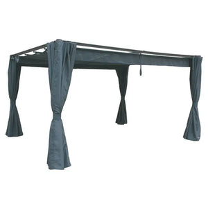 Беседка Hesperide Palmeira, Алуминий, Цвят Шисти, 3x4 m