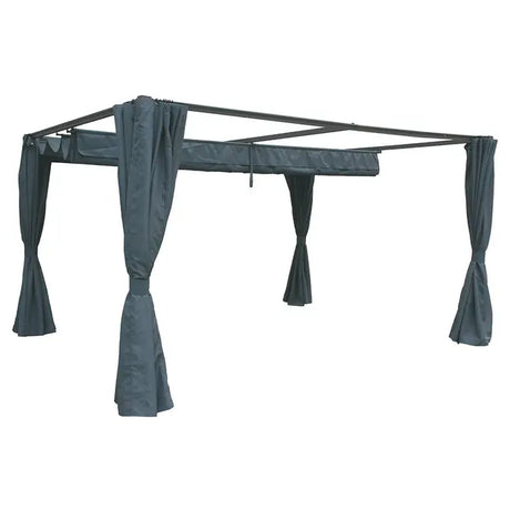 Беседка Hesperide Palmeira, Алуминий, Цвят Шисти, 3x4 m