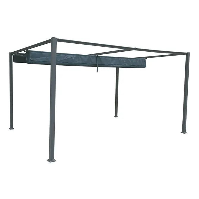 Покрив за беседка Hesperide Palmeira, Цвят Шисти, 3x4 m