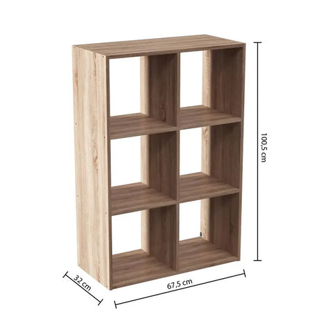 Рафт 5five Mix'n Modul, 6 отделения, MDF, 68x32x101 cm