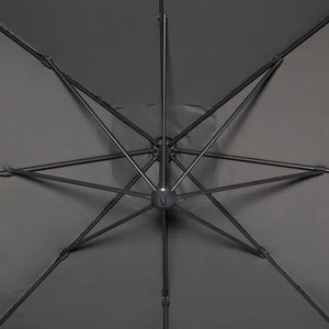 Градински чадър със странична стойка Hesperide Cayo, Цвят Шисти, 3x3 m