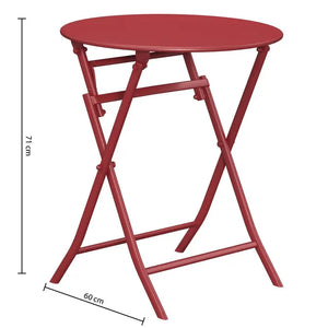 Градинска кръгла маса Hesperide Greensboro, Червен