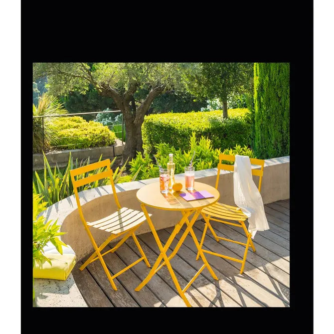Градинска кръгла маса Hesperide Greensboro, Жълт