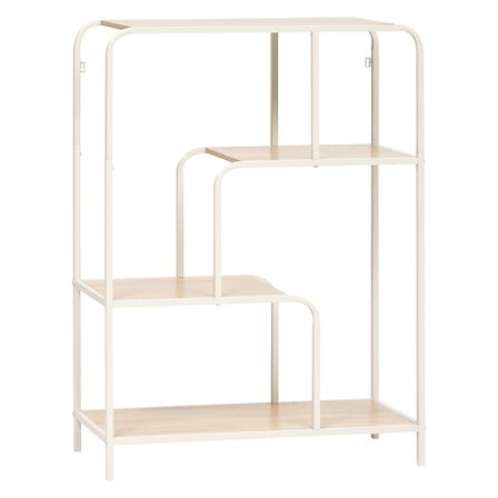 Конзолна маса 5five, 4 рафта, MDF, Бежова, 76 cm