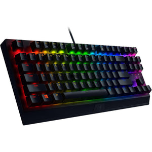 Razer BlackWidow V3 TKL Gaming Keyboard, Green Optical Switches, Black