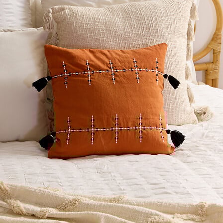 Декоративна възглавница atmosphera Mira, Теракота, 40×40 cm