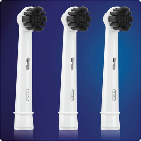 Накрайник за ел. четки за зъби, Oral-B Pure Clean Charcoal, За избелване на зъби, 3 бр.