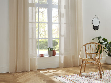 Sab sheer curtains 140 x 240 cm linen-coloured