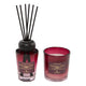 Alma scented set pomegranate and cedar glass