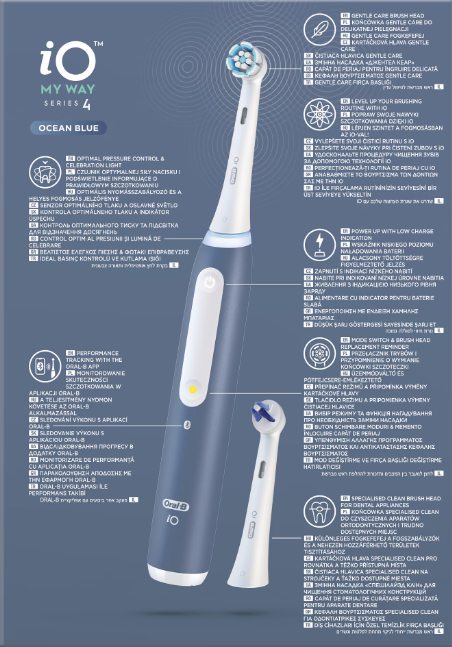 Електрическа четка за зъби Oral-B iO My Way Teens 818626, Сив