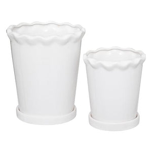 Комплект 2 саксии atmosphera Wild Romance, Керамика, 16 cm