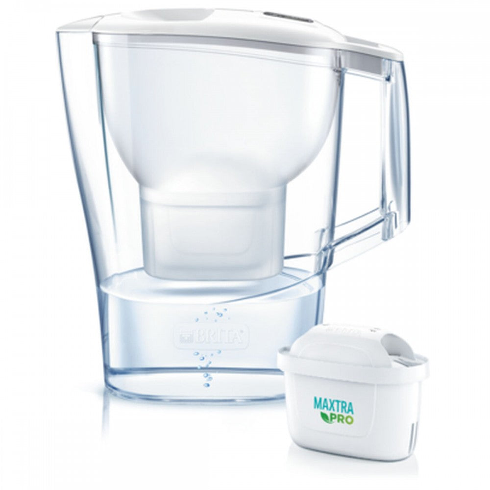 Филтърна кана Brita Aluna + филтър Maxtra Pro,  2,4 L, Бял