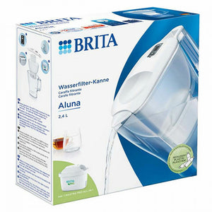 Филтърна кана Brita Aluna + филтър Maxtra Pro,  2,4 L, Бял