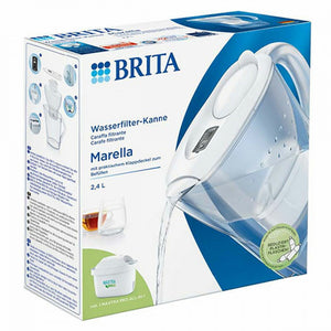 Филтърна кана Brita Marella XL 2.4 L + 1 филтър Maxtra+, Бял