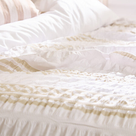 Спално бельо atmosphera Stripes, Лен, 240×220 cm