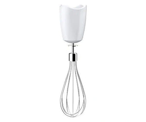 Пасатор Braun MultiQuick 3035 WH Sauce, 700W, 2 скорости, Чопър 0.5 л, Стъклен мерителен съд 0.6 л, Тел, Бял/Син