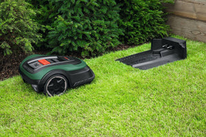 Bosch robotic lawnmower, Indego S+ 500, 18 V, 500 m2, Green/Black