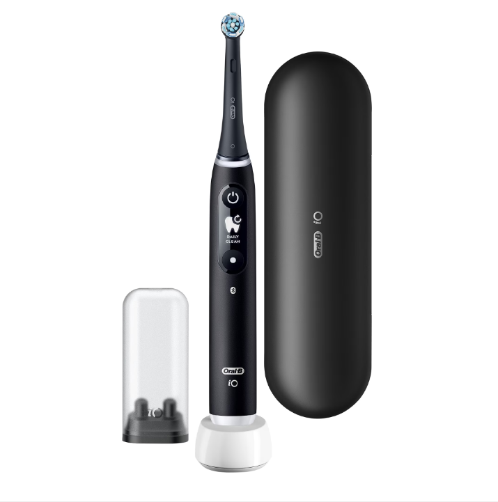 Електрическа четка за зъби Oral-B iO6, с AI, Черен