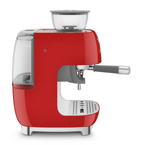 Coffee machine with coffee grinder Smeg EGF03RDEU, 1650 W, 15 bars, Red