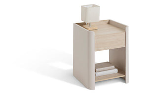 Нощно шкафче 5five Roundy, Слонова кост, 50 cm