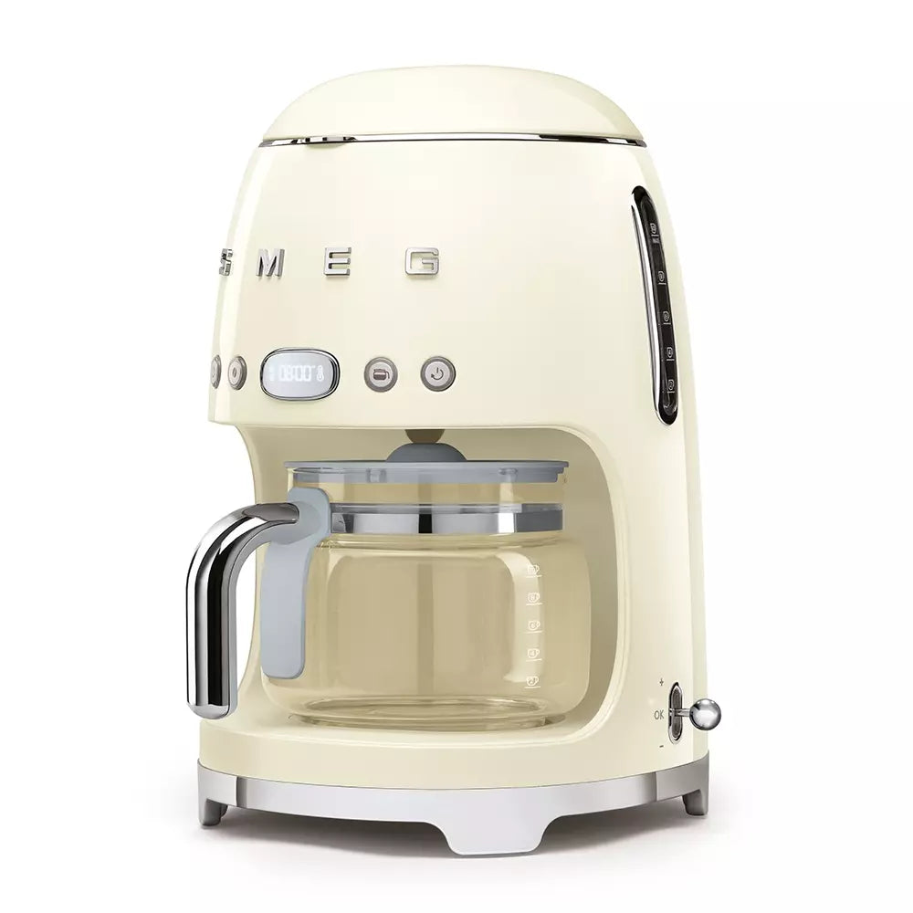 Coffee machine Smeg DCF02CREU, 1050 W, 1.4 l, Cream