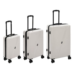 Комплект 3 куфара 5five, ABS, 98L, Глинен