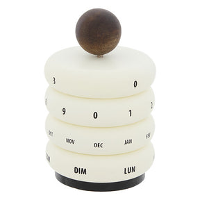 Декоративен календар atmosphera Homy, Дърво, 14 cm