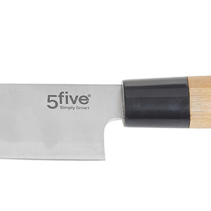 Готварски нож 5five Black Bamboo, Неръждаема стомана и бамбук, 34 cm