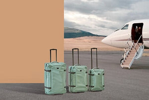 Комплект меки куфари 5five, 3 броя, Зелен, 32L
