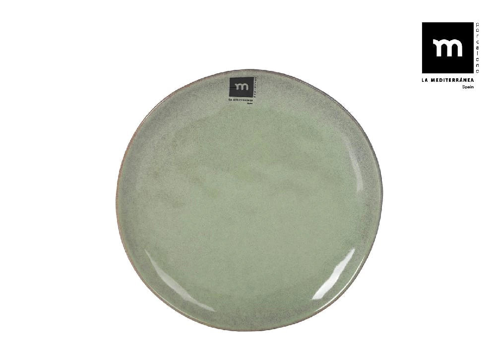 Десертна чиния LA MEDITERRANEA Macarella Green, 21 см, порцелан