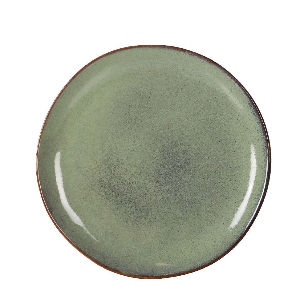 Десертна чиния LA MEDITERRANEA Macarella Green, 21 см, порцелан