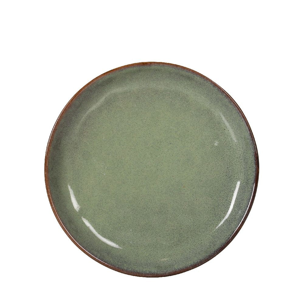 Десертна чиния LA MEDITERRANEA Macarella Green, 16 см, порцелан