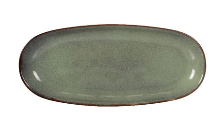 Плато овал LA MEDITERRANEA Macarella Green, Порцелан