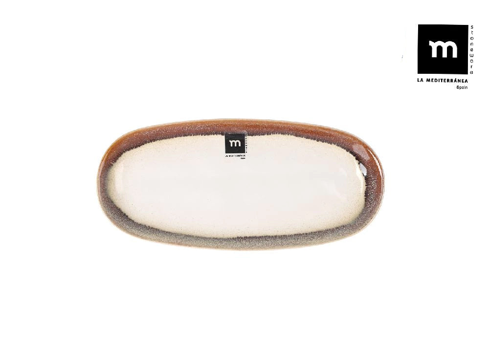 Плато овал LA MEDITERRANEA Fustam, 26x12 cm, порцелан