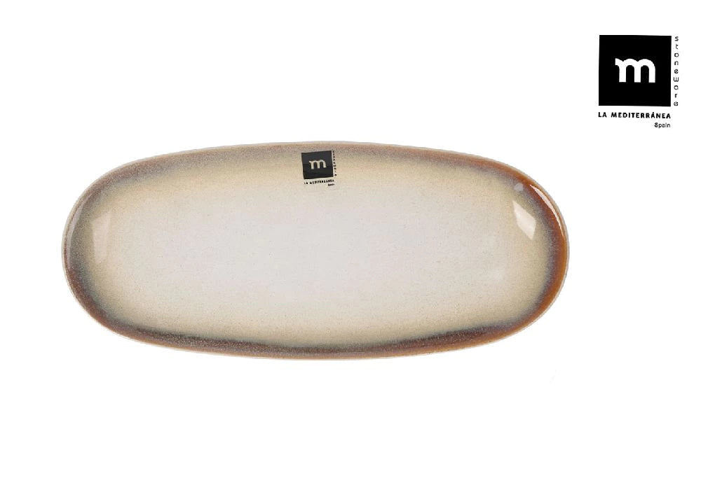 Плато овал LA MEDITERRANEA Fustam, 30x13 cm, порцелан