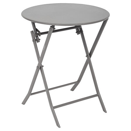 Folding round table Greensboro 2 seats tin