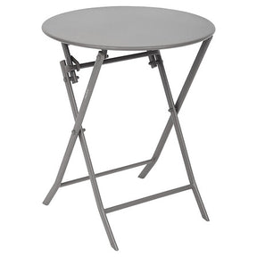 Folding round table Greensboro 2 seats tin