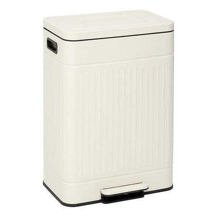 Кош за разделно събиране 5five Nova, Метал, 2x30L, Бежов