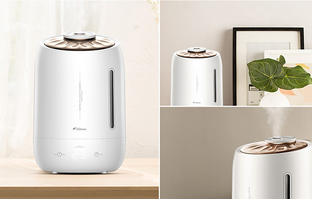 Air purifier Deerma F600, 25W, Capacity 5 l, Display, Aromatherapy, White