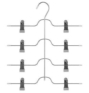 Закачалка за панталони 5five, Метал и PVC, 4 чифта