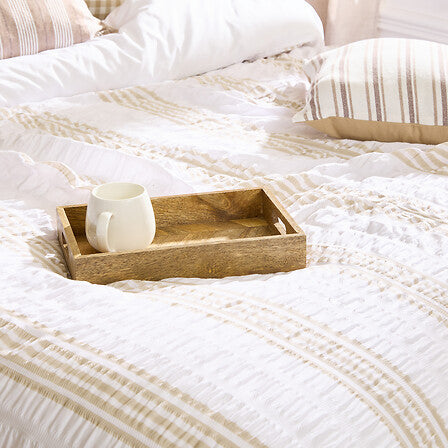 Спално бельо atmosphera Stripes, Лен, 240×220 cm