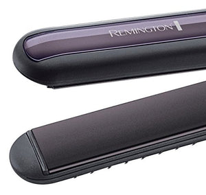 Remington S6505 PRO-SLEEK and CURL Curling and Straightening Iron, Ultra Ceramic Coating and Tourmaline, Grey/Purple