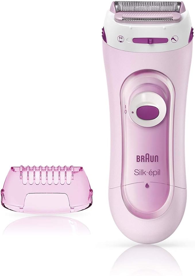 Епилатор самобръсначка Braun Silk-Epil LS5100, Лилав