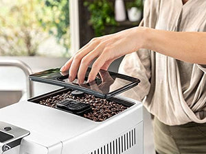 Кафеавтомат DeLonghi ECAM 350.35.W Dinamica, 1450W, 15 бара, 1,8 L резервоар за вода, Бял