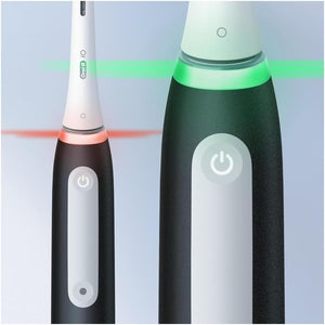 Oral-B iO3 electric toothbrush with magnetic technology and micro-vibration, Smart pressure sensor, 3 modes, 1 nozzle, Black